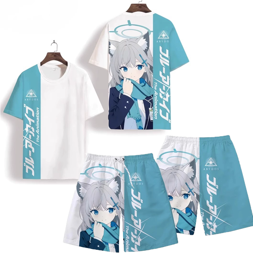 Summer Clothing Trends - Men's Suits Anime Blue Archive Takanashi