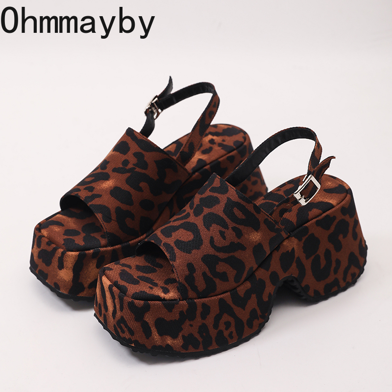 Summer Clothing Ladies - 2026 New Summer Women Leopard Platform