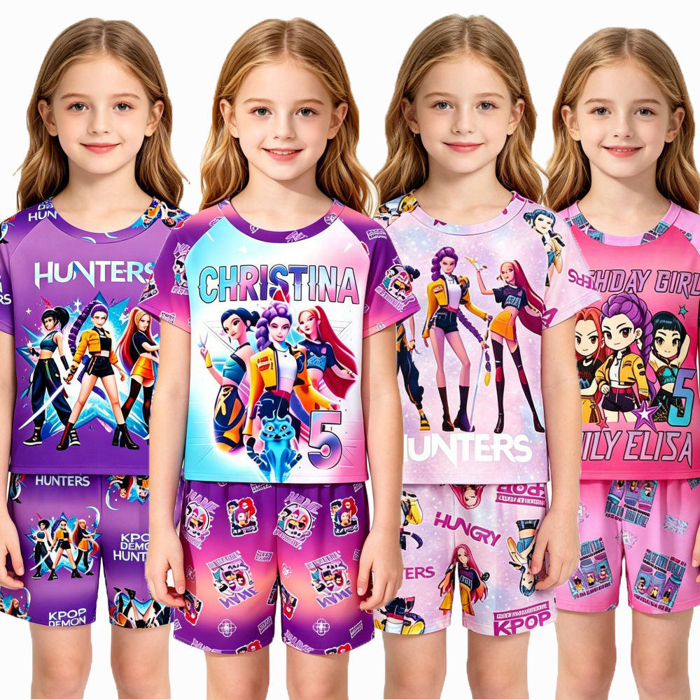 Summer Clothing Teen Girls - 2026 New Kpop Themed Kids Pajamas