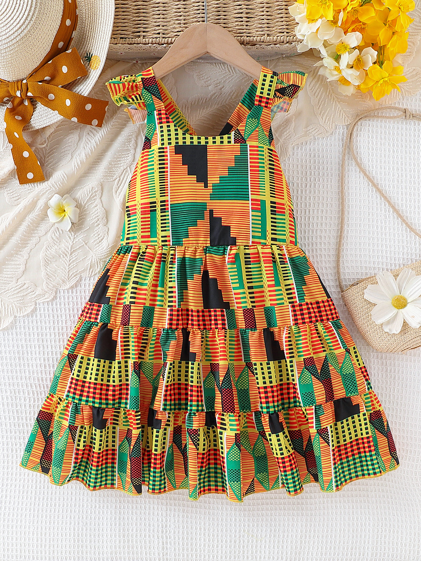 Summer Clothing Girl - Girls summer African bohemian style flying