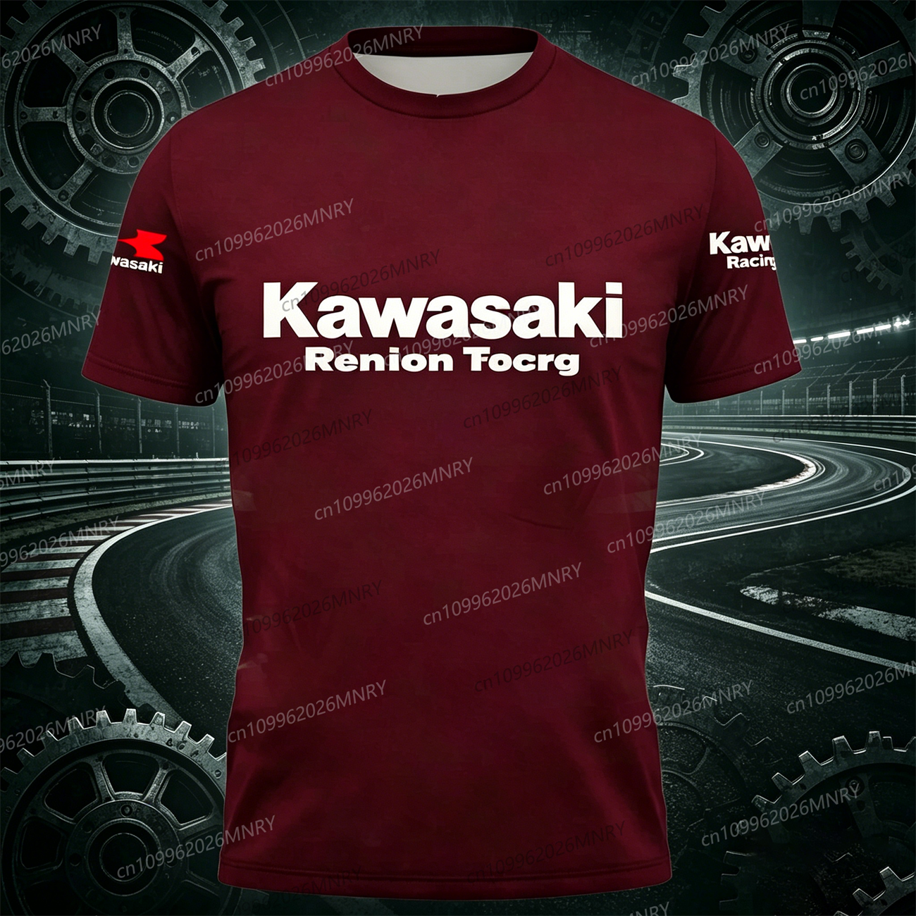 Summer Clothing Motorcycle - Summer Oversized men's shirts Motorcycle Kawasaki