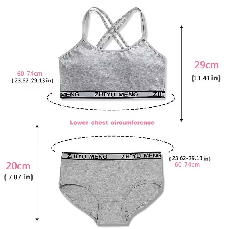 Teens Girls Cotton Training Br - Summer Clothing Teen Girls recensie en prijs