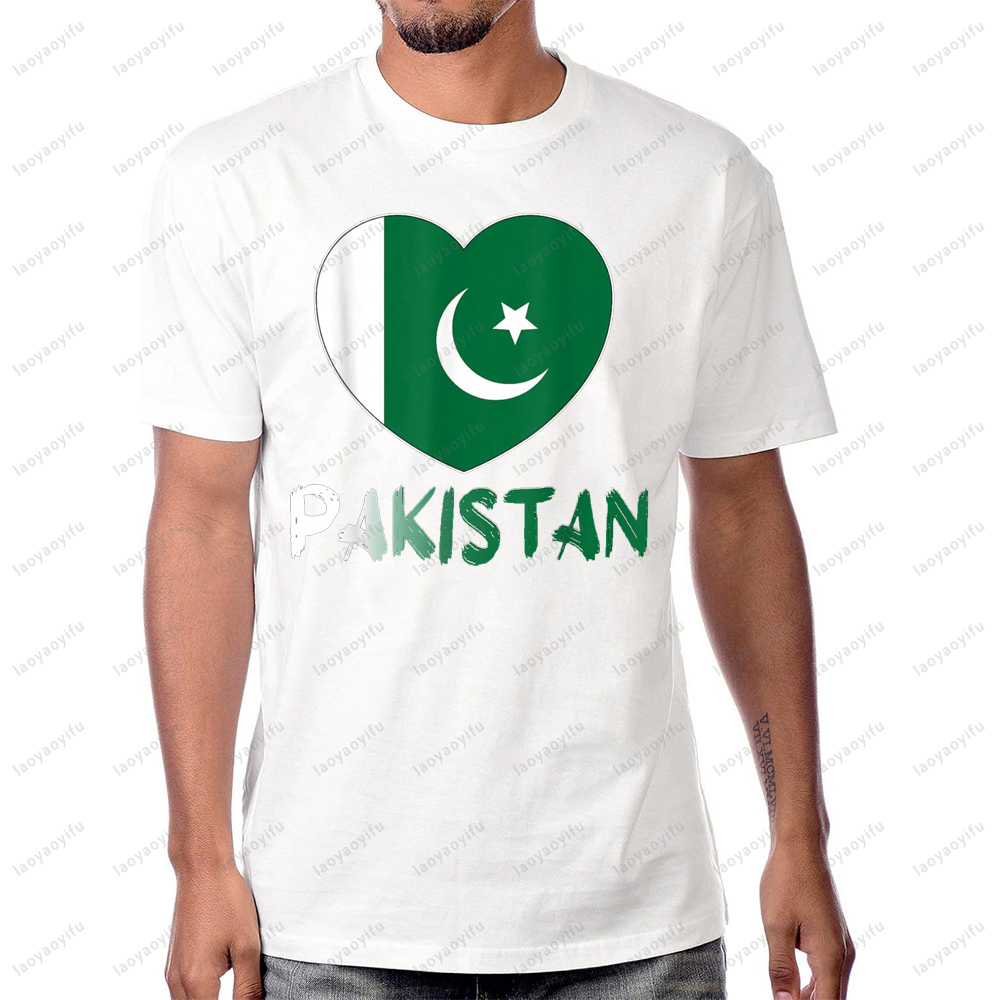 Pakistan Flag Heart Graphic Pr - Summer Clothing Pakistan recensie en prijs