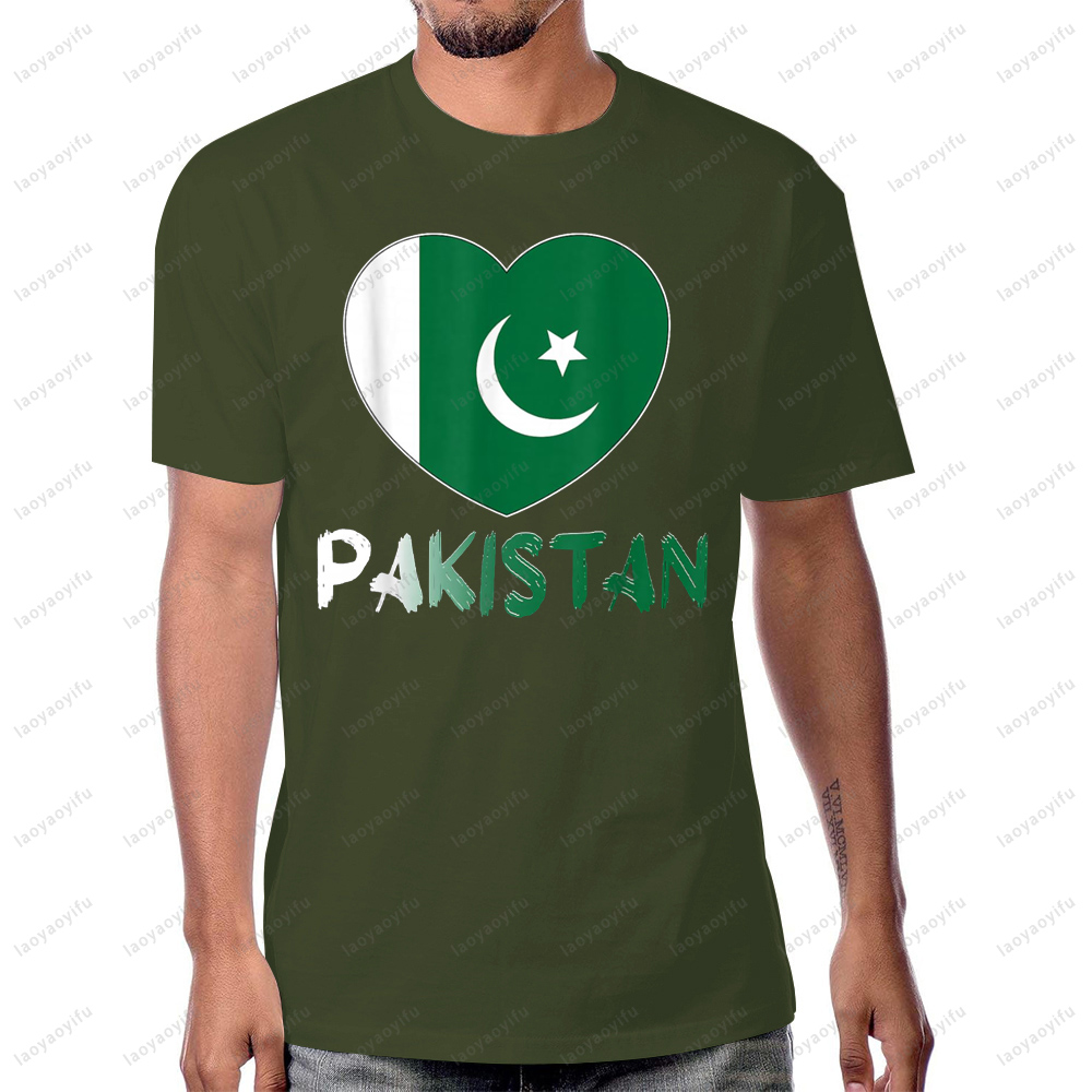 Pakistan Flag Heart Graphic Pr - Summer Clothing Pakistan recensie en prijs