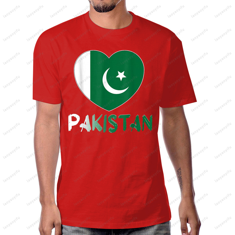 Pakistan Flag Heart Graphic Pr - Summer Clothing Pakistan recensie en prijs