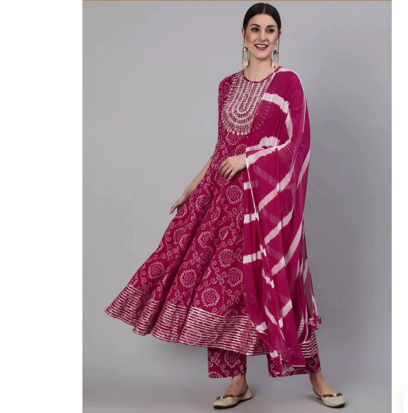 Indian Pure Cotton Rose Red Pr - Summer Clothing Pakistan recensie en prijs