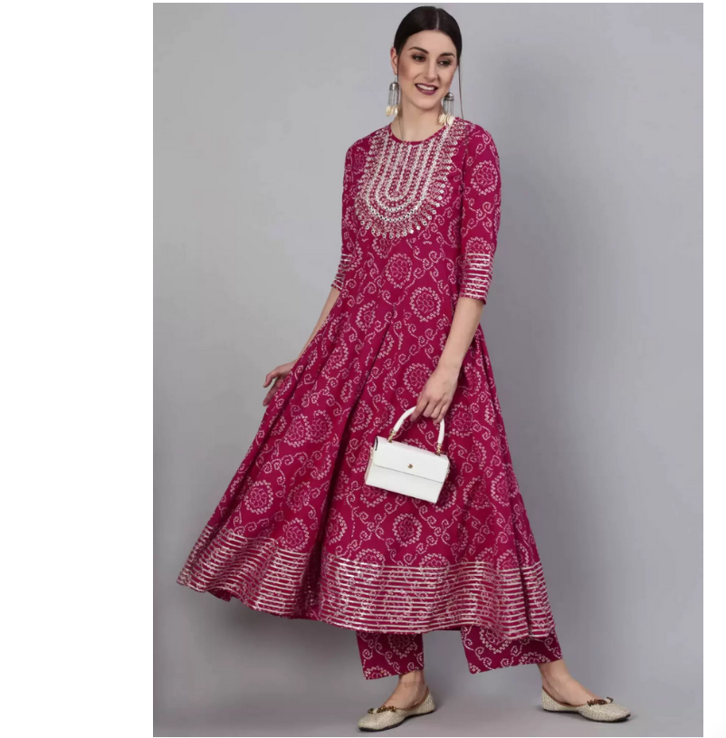 Indian Pure Cotton Rose Red Pr - Summer Clothing Pakistan recensie en prijs