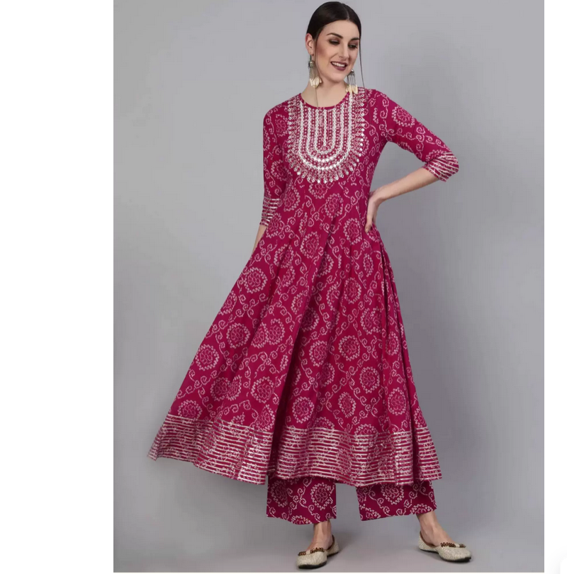 Indian Pure Cotton Rose Red Pr - Summer Clothing Pakistan recensie en prijs