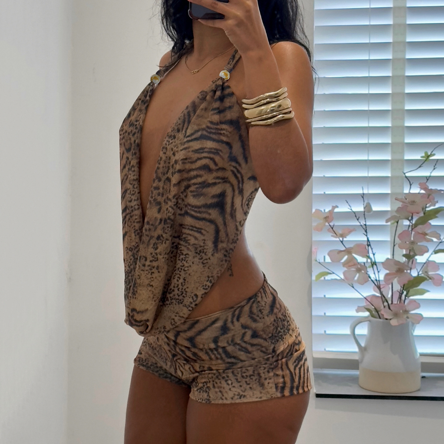 Woman's Leopard Print 2 Piece  - Summer Clothing Bundle recensie en prijs