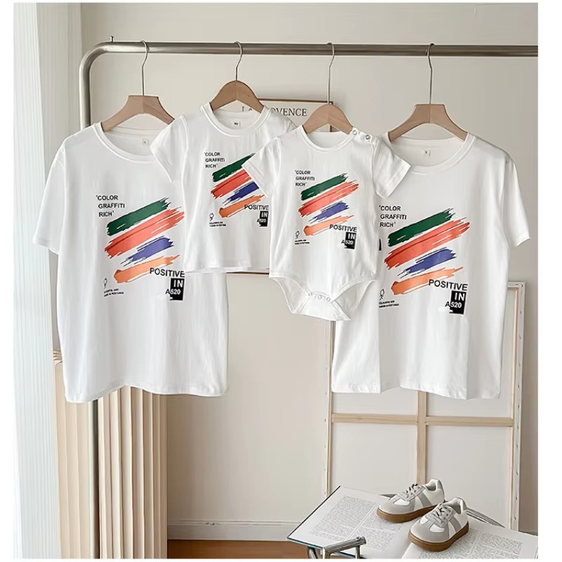 Family Look T Shirts 2026 Summ - Summer Clothing Drawing For Kids recensie en prijs