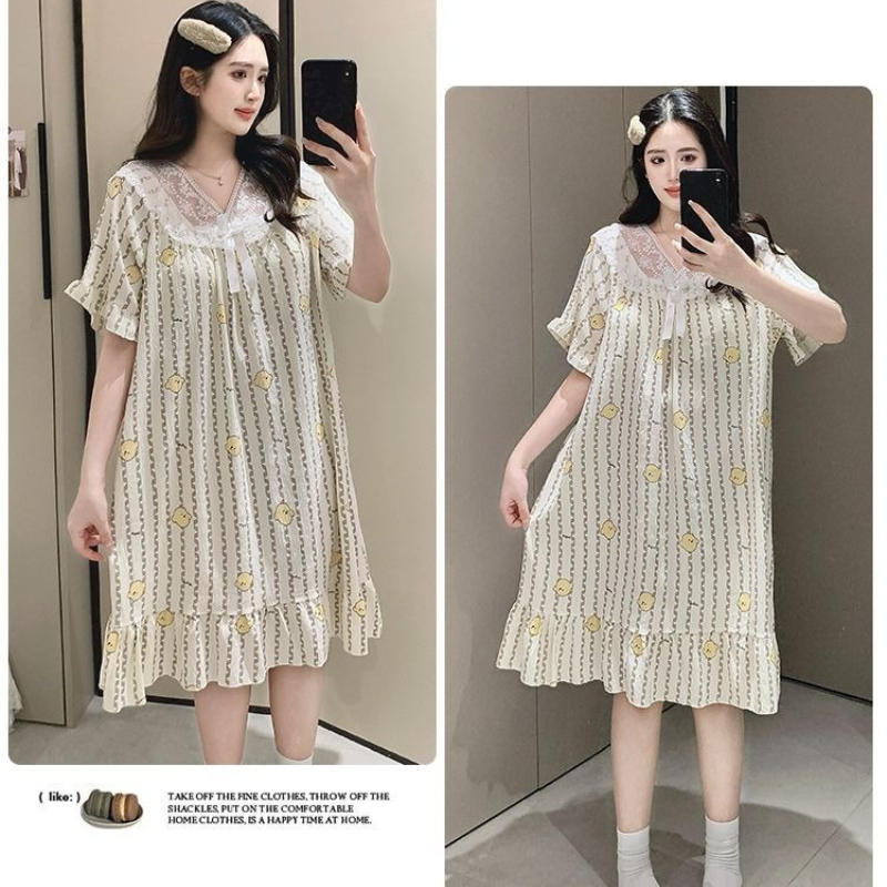 Plus Size Sweet Floral Print N - Summer Clothing Ladies recensie en prijs