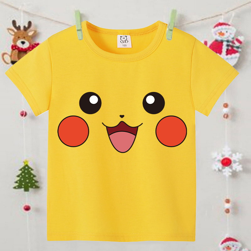 Pokemons Yellow Cute Short-sle - Summer Clothing Girl recensie en prijs