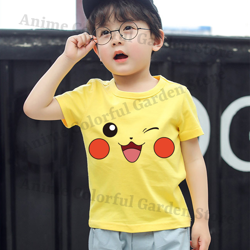 Pokemons Yellow Cute Short-sle - Summer Clothing Girl recensie en prijs