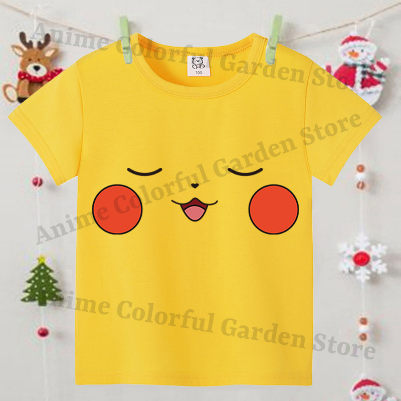Pokemons Yellow Cute Short-sle - Summer Clothing Girl recensie en prijs