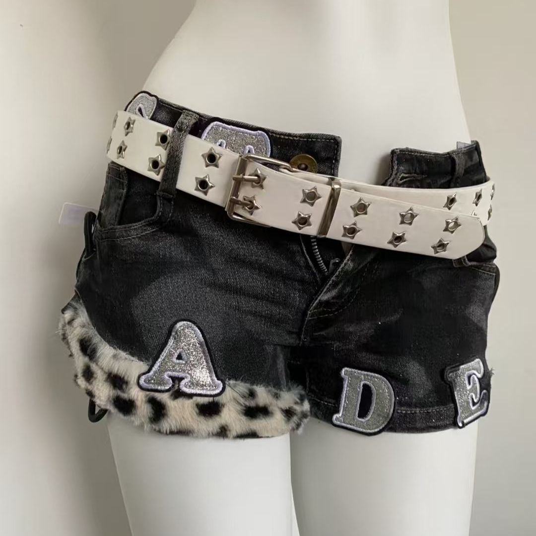 Y2k Embroidered Patch Denim Sh - Summer Clothing Girl recensie en prijs