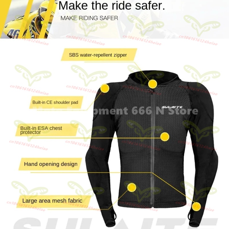 Sulaite Men Motorcycle Jacket  - Summer Clothing Motorcycle recensie en prijs