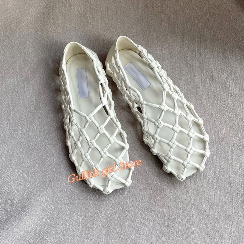 French Woven Mesh Hollow flat  - Summer Clothing Ladies recensie en prijs