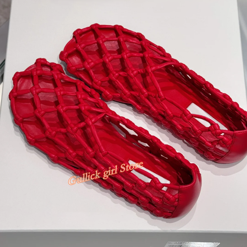 French Woven Mesh Hollow flat  - Summer Clothing Ladies recensie en prijs