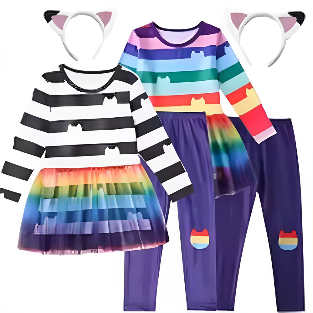2026 cartoon Black White Strip - Summer Clothing Teen Girls recensie en prijs