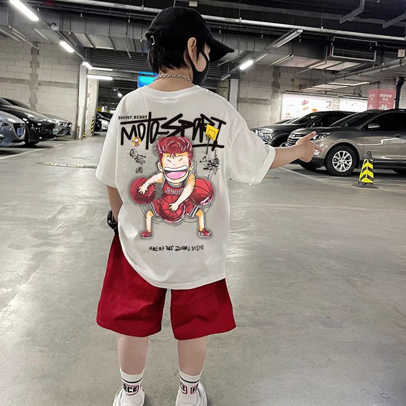 Shohoku Cotton Boys Clothes Se - Summer Clothing Drawing For Kids recensie en prijs
