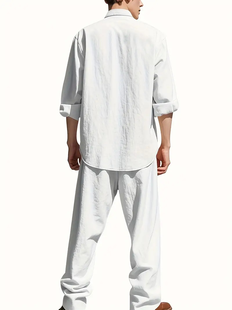 Men's White Linen Suit Set Lon - Summer Clothing Trends recensie en prijs