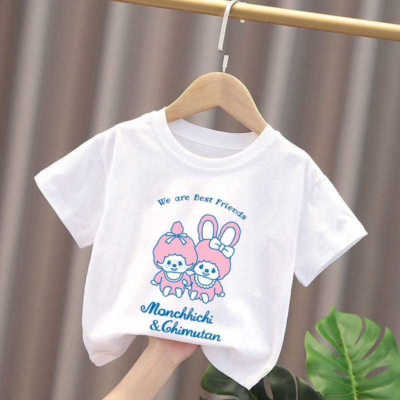 Monchhichi Kids T-shirts Anime - Summer Clothing Girl recensie en prijs