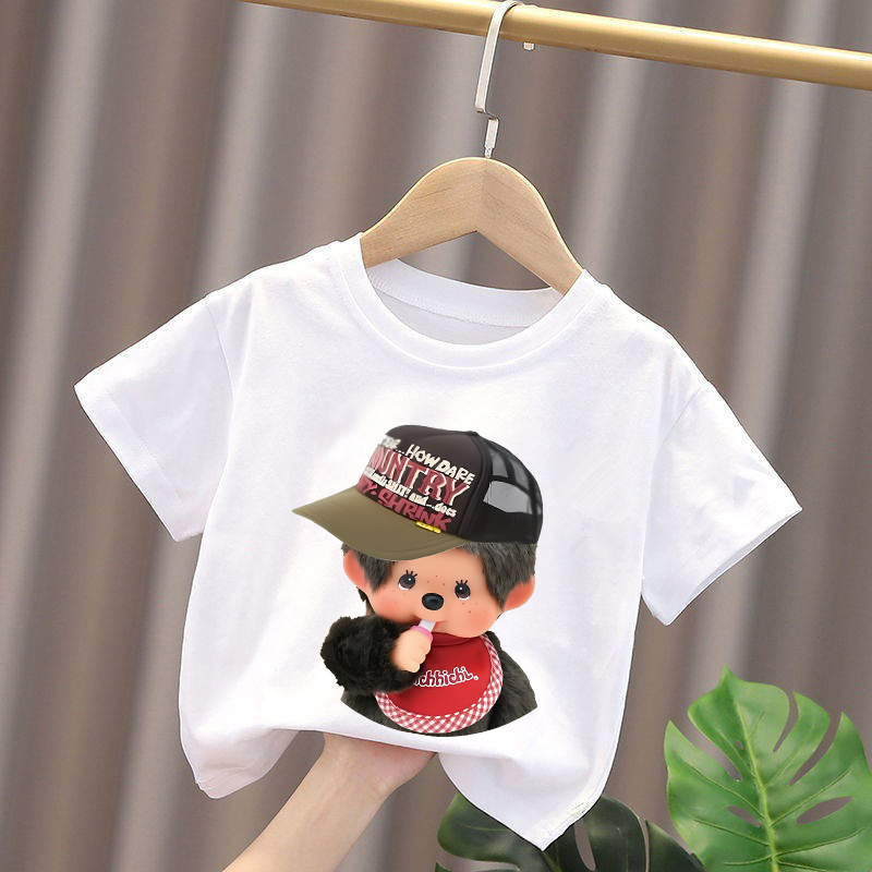 Monchhichi Kids T-shirts Anime - Summer Clothing Girl recensie en prijs