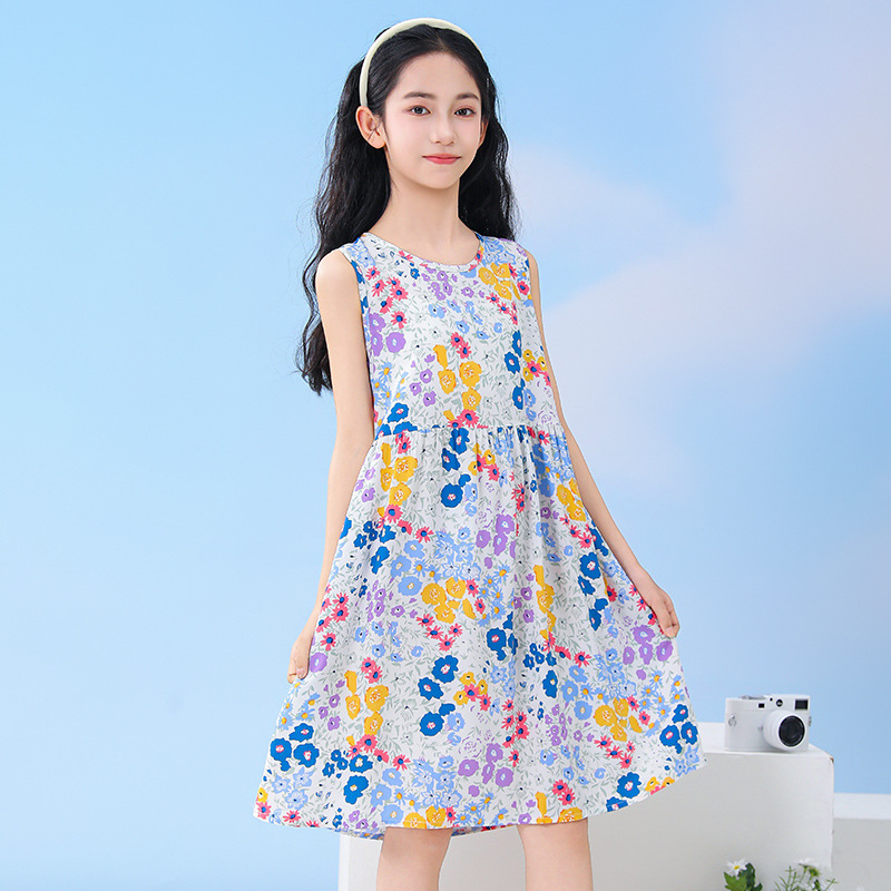 Floral Summer Sleeveless Girls - Summer Clothing Teen Girls recensie en prijs