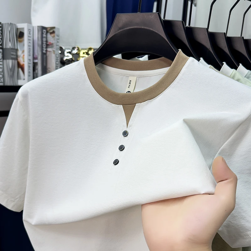 Mens Short Sleeve Henley Neck  - Summer Clothing Trends recensie en prijs