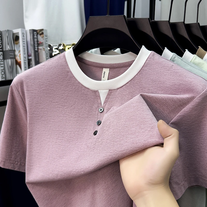 Mens Short Sleeve Henley Neck  - Summer Clothing Trends recensie en prijs