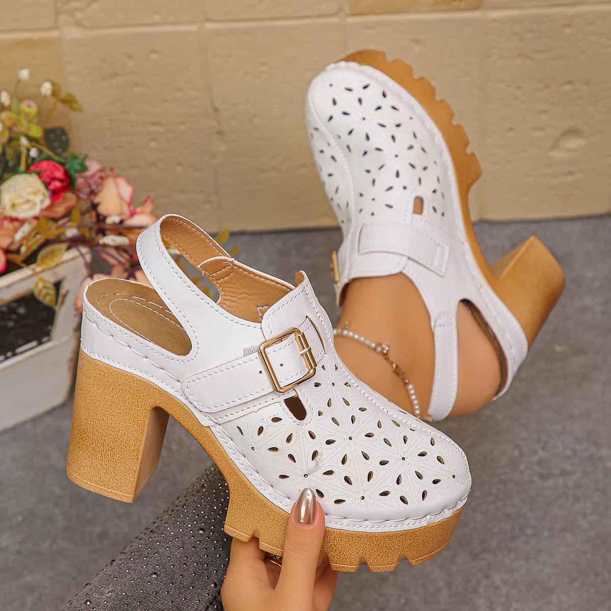Large Size Women's Thick Heel  - Summer Closet recensie en prijs