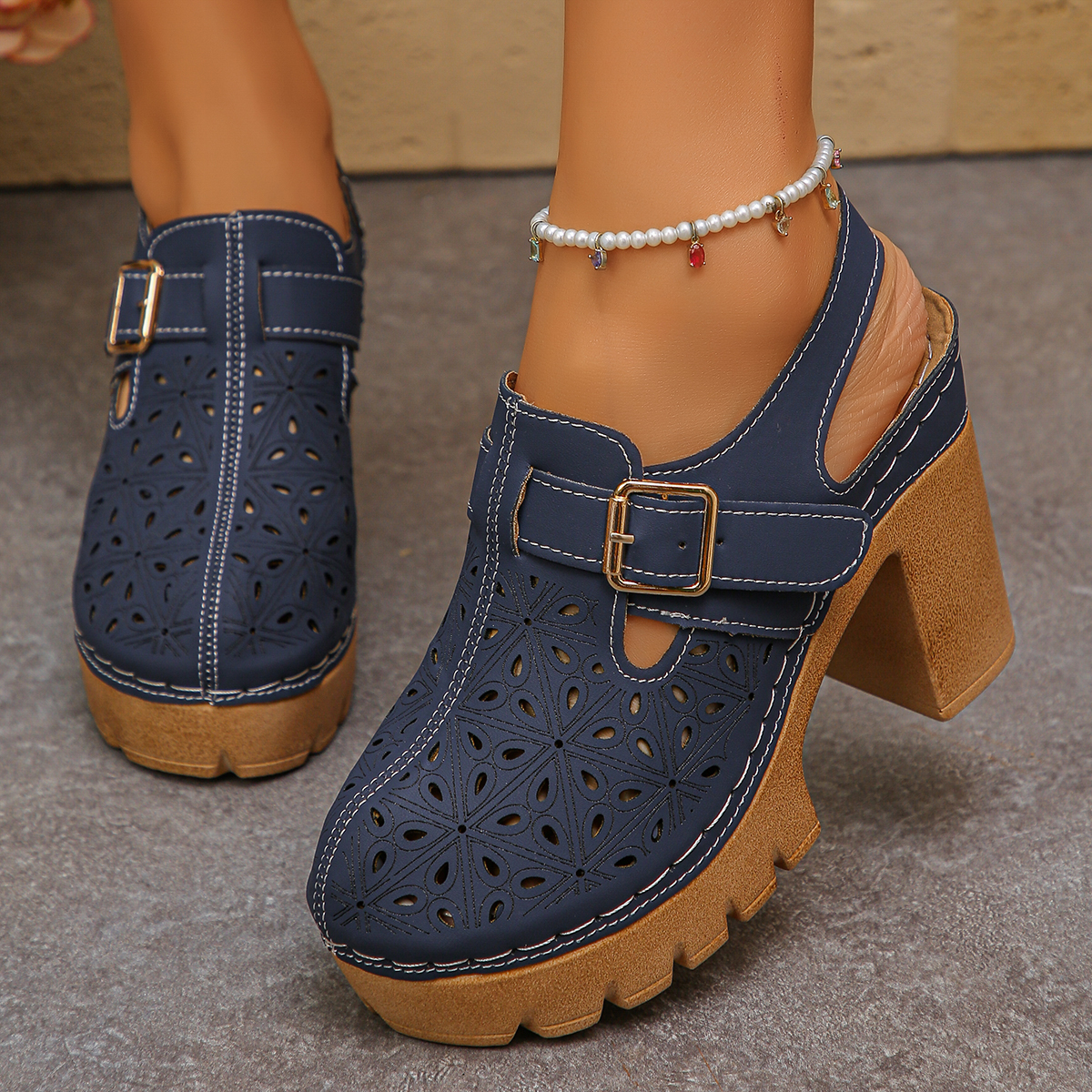 Large Size Women's Thick Heel  - Summer Closet recensie en prijs