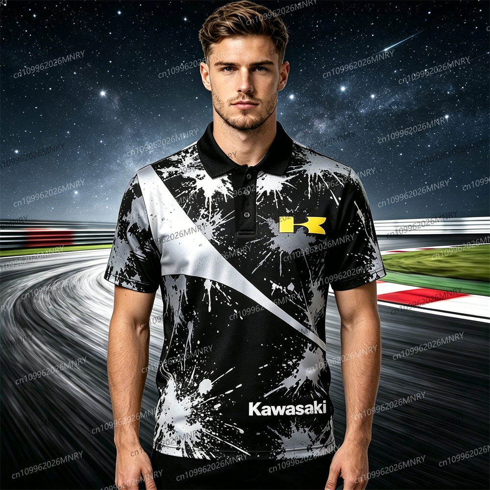 Motorcycle Kawasaki polo shirt - Summer Clothing Motorcycle recensie en prijs
