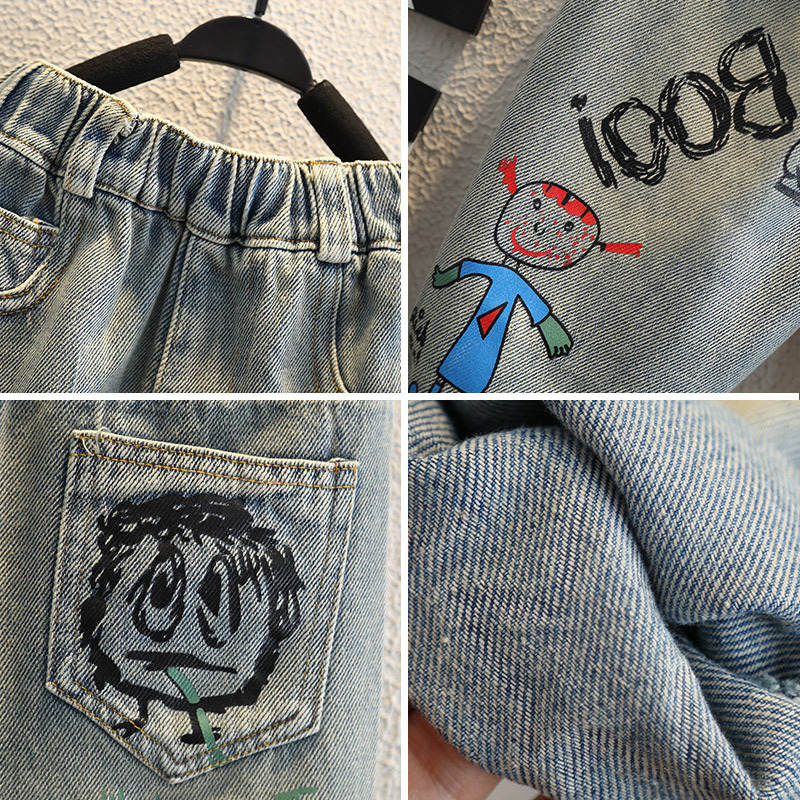 Baby Boy Jeans For Children Ch - Summer Clothing Drawing For Kids recensie en prijs