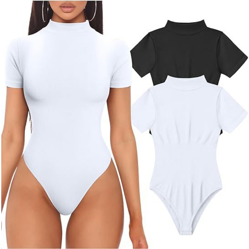 Short Sleeve Turtleneck Bodysu - Summer Clothing Bundle recensie en prijs