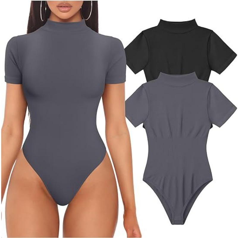 Short Sleeve Turtleneck Bodysu - Summer Clothing Bundle recensie en prijs