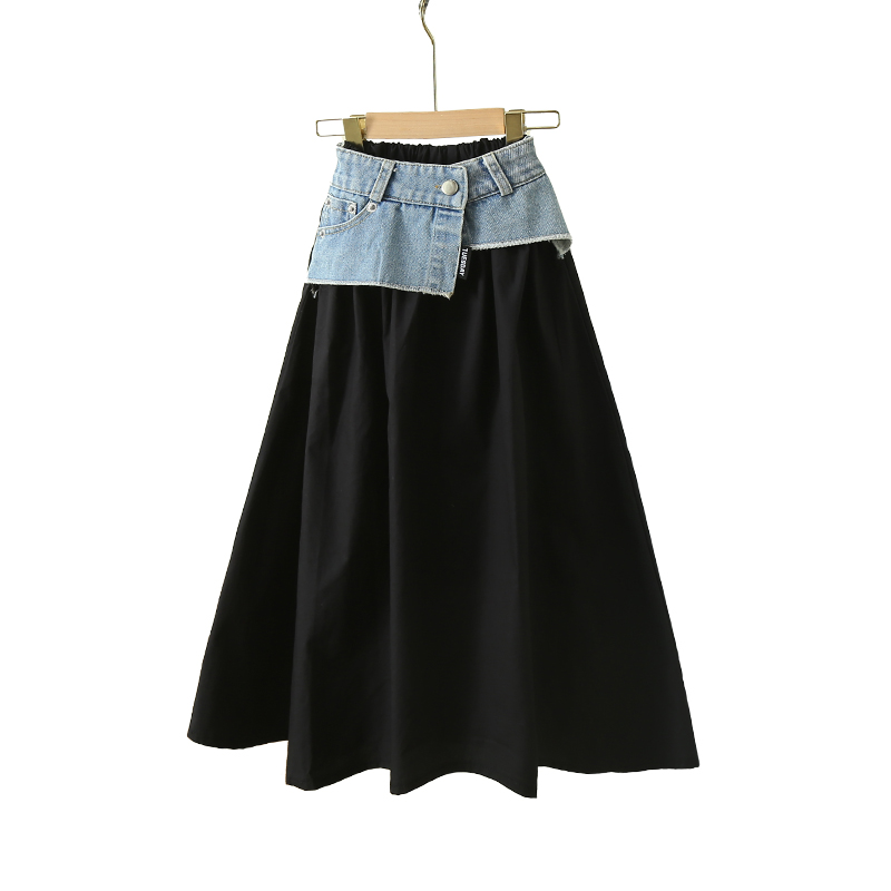 Korean Child Long Patchwork De - Summer Clothing Teen Girls recensie en prijs