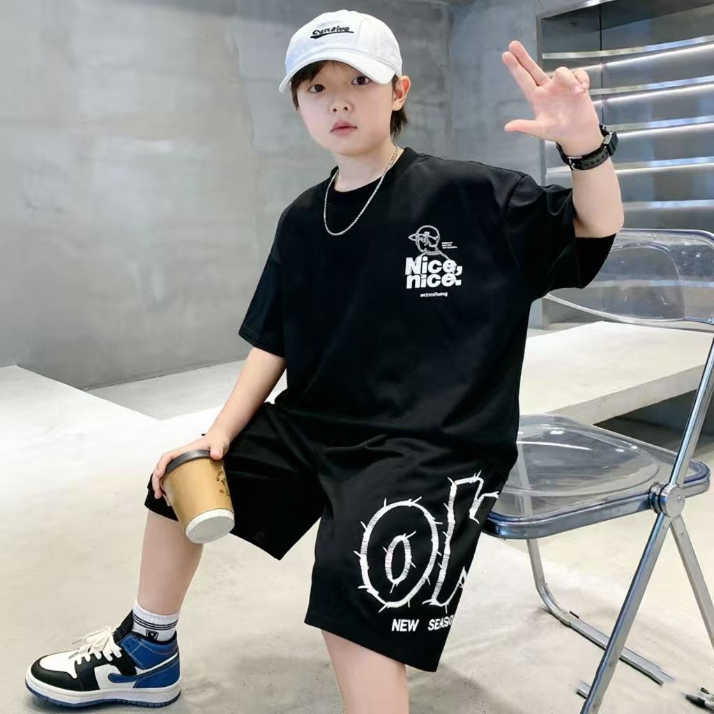 Cotton Summer Hip Hop Boys Clo - Summer Clothing Drawing For Kids recensie en prijs