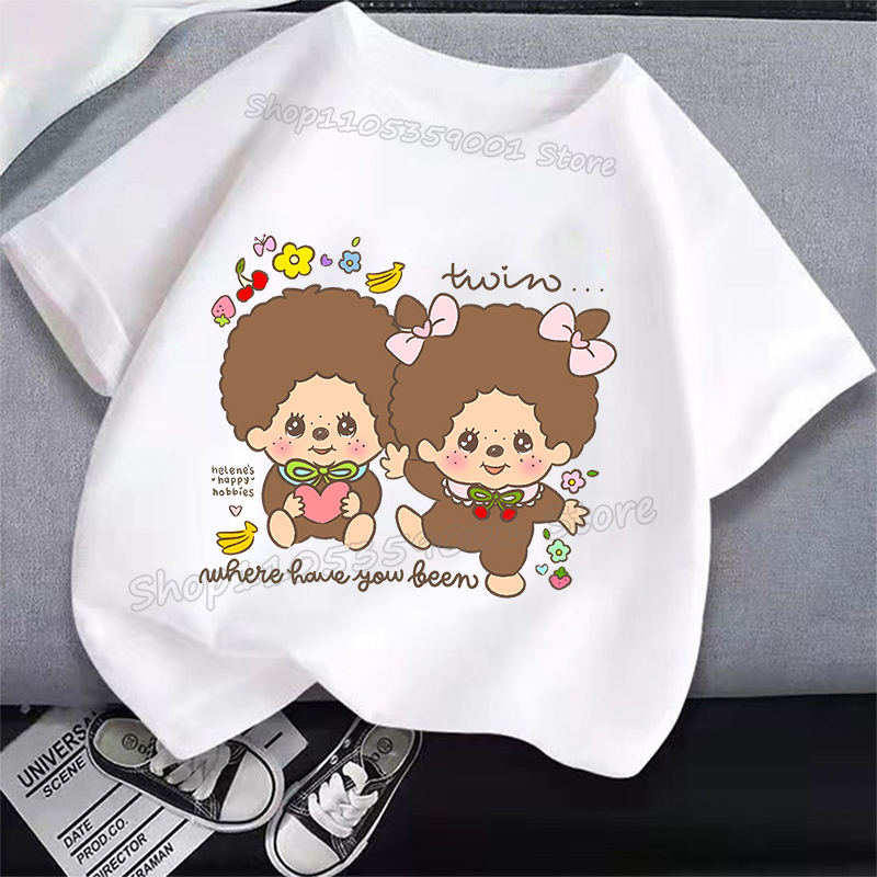 MONCHHICHI Short Sleeve T Shir - Summer Clothing Girl recensie en prijs