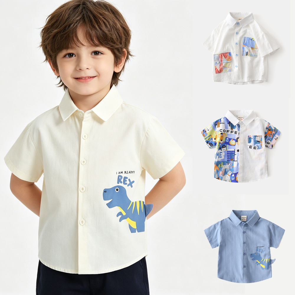 100%Cotton Toddler Boy Dress S - Summer Clothing Drawing For Kids recensie en prijs
