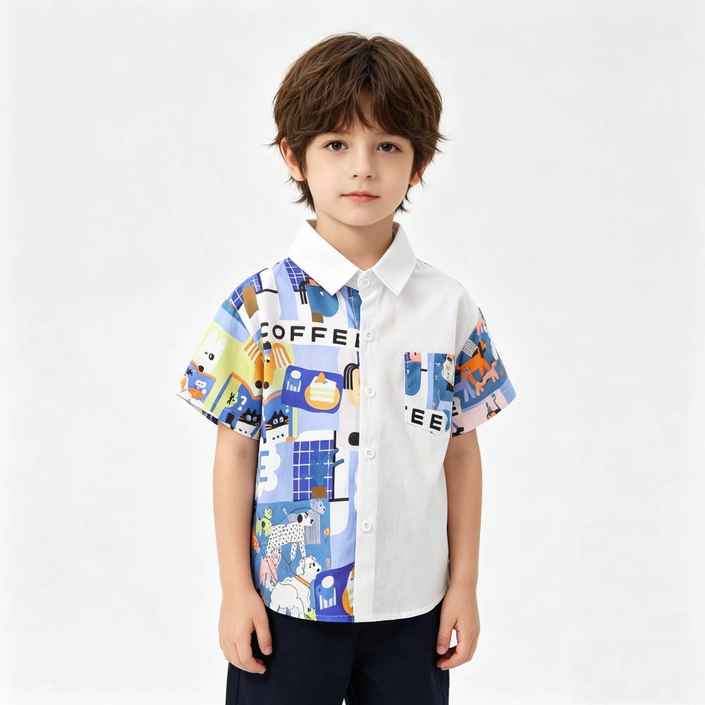 100%Cotton Toddler Boy Dress S - Summer Clothing Drawing For Kids recensie en prijs