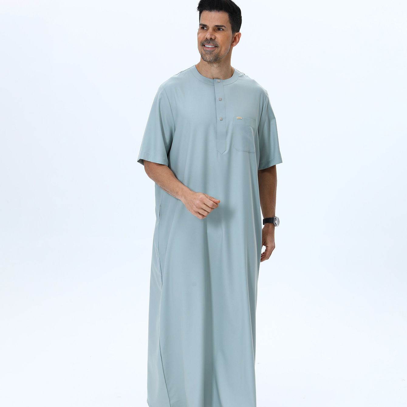 Muslim Men Abaya Kaftan Pakist - Summer Clothing Pakistan recensie en prijs