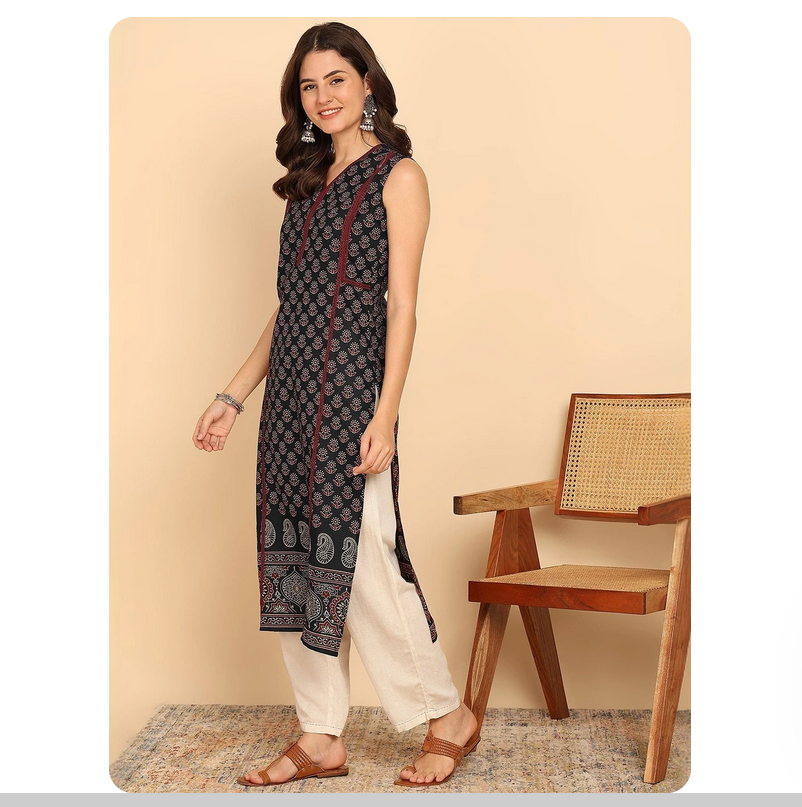 Indian ethnic style printed pu - Summer Clothing Pakistan recensie en prijs