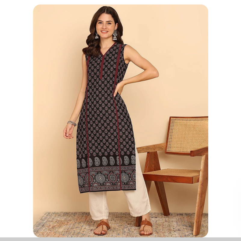 Indian ethnic style printed pu - Summer Clothing Pakistan recensie en prijs