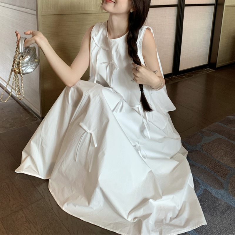 White Dress Sets for Women Bow - Summer Clothing Girl recensie en prijs